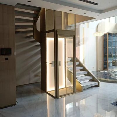 Ascenseur hydraulique automatique de passagers avec cabine 304# et moteur 4,7 kW