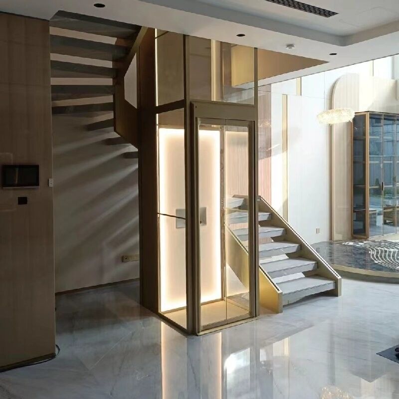 Ascenseur hydraulique automatique de passagers avec cabine 304# et moteur 4,7 kW