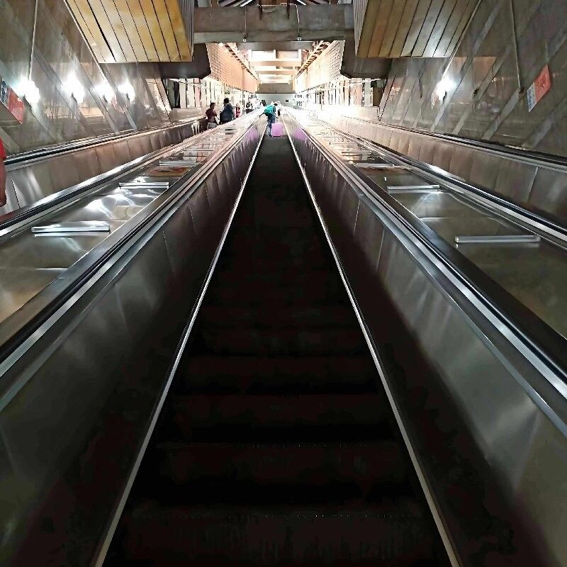 Ascenseurs et escaliers mécaniques de 20 mètres 100 personnes/min Escalator intérieur