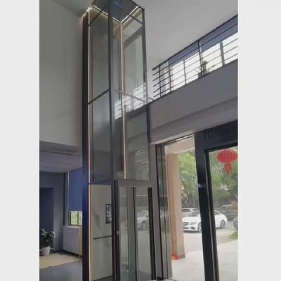 500 kg-1000 kg de petits ascenseurs domestiques avec boutons d'appel et arrêt d'urgence