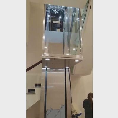 14.5 mètre Ascenseur hydraulique résidentiel 5 arrêts 400 kg capacité de charge