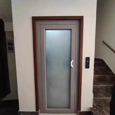Ascenseurs résidentiels à phase unique AC Mrl automatiques avec une profondeur de creux de 0 m et une porte au sol sur le pont