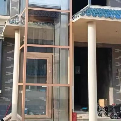 Ascenseur hydraulique à domicile en acier inoxydable 304 ¥ 5 étages, conception sans fossé