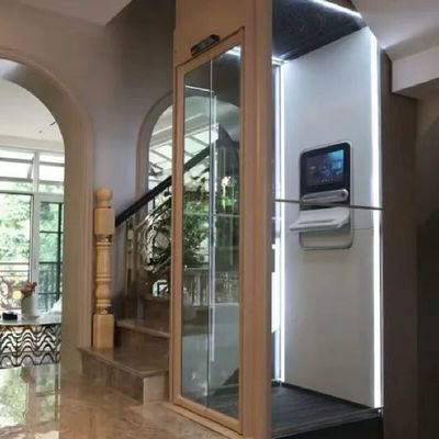 Ascenseur automatique à porte coulissante de sécurité supplémentaire avec cylindre de 2,9 m et microprocesseur