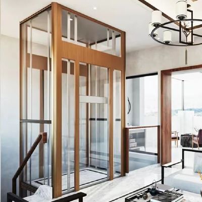 Ascenseur hydraulique domestique CA monophasé – 14,5 m, 5 arrêts, sans fosse