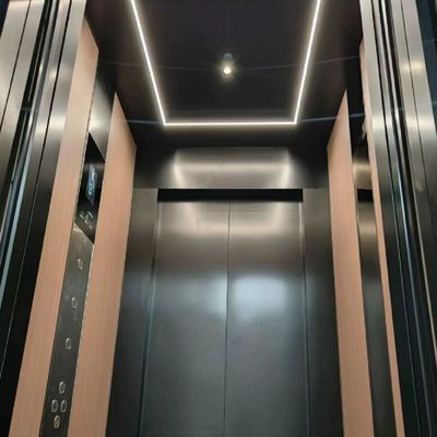 Personnaliser 2,9 M Grands cylindres Ascenseur hydraulique Avec 0 M Profondeur de fosse Et 304# Cabine en acier inoxydable