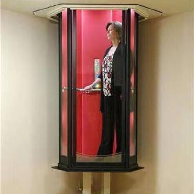 Ascenseur de protection contre les surcharges en cas d'urgence Ascenseur de capsule en verre hydraulique