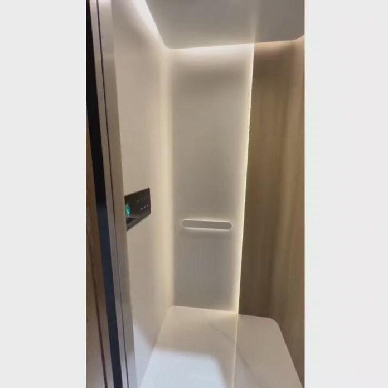 Ascenseur à vis 220V AC avec porte coulissante automatique et capacité de 400 kg