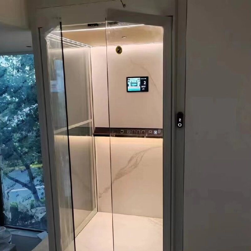 Arrêt d'urgence Bouton de panique Ascenseur hydraulique pour la maison Cadres en acier inoxydable 304# de la cabine