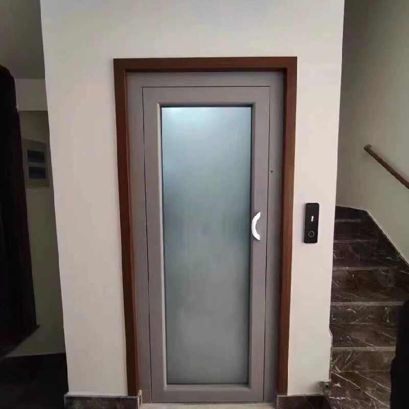 Ascenseurs résidentiels à phase unique AC Mrl automatiques avec une profondeur de creux de 0 m et une porte au sol sur le pont