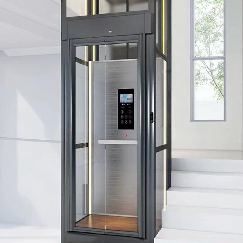 14Ascenseur hydraulique à domicile de hauteur maximale de 0,5 m avec 5 arrêts et portes automatiques