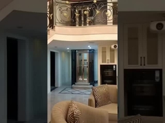 Ascenseur de deux étages à câble à traction domestique fonctionnant sans heurts 0,6 M/S